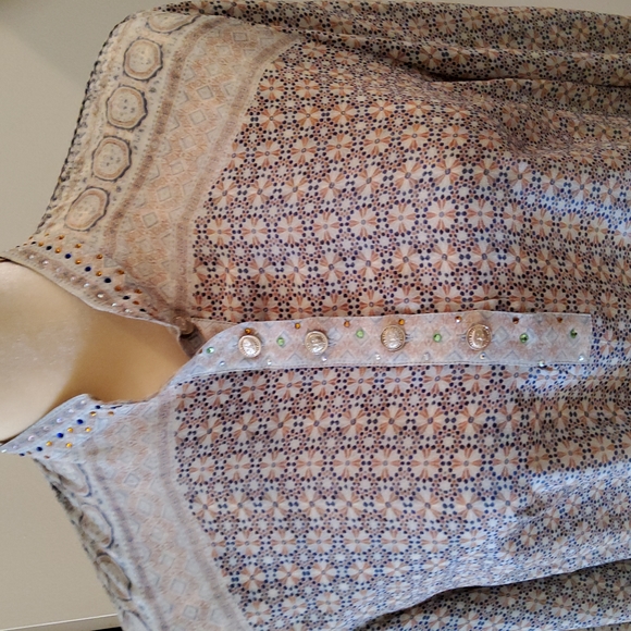 Camilla Tops - Camilla Embellished Top! NWOT!!